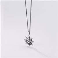 Collana Mabina Uomo COLLANA IN ARGENTO BRUNITO in Argento Zirconia 553379 - 553379